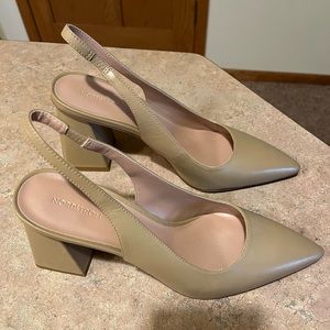Nude Polina Pointed Toe Slingback Pump (Nordstrom Brand)
